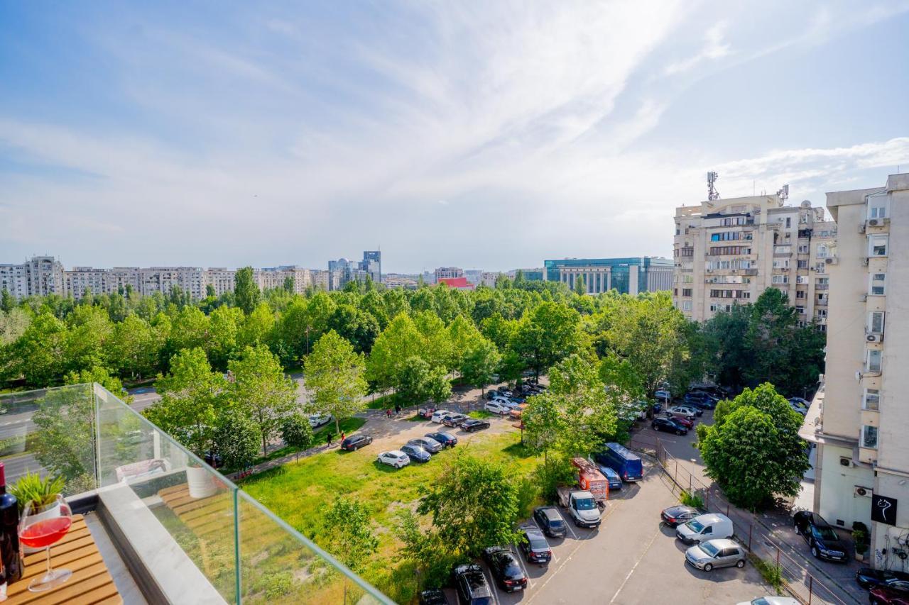 Union Plaza - Balcony Delight In City Center Bukarest Exteriör bild