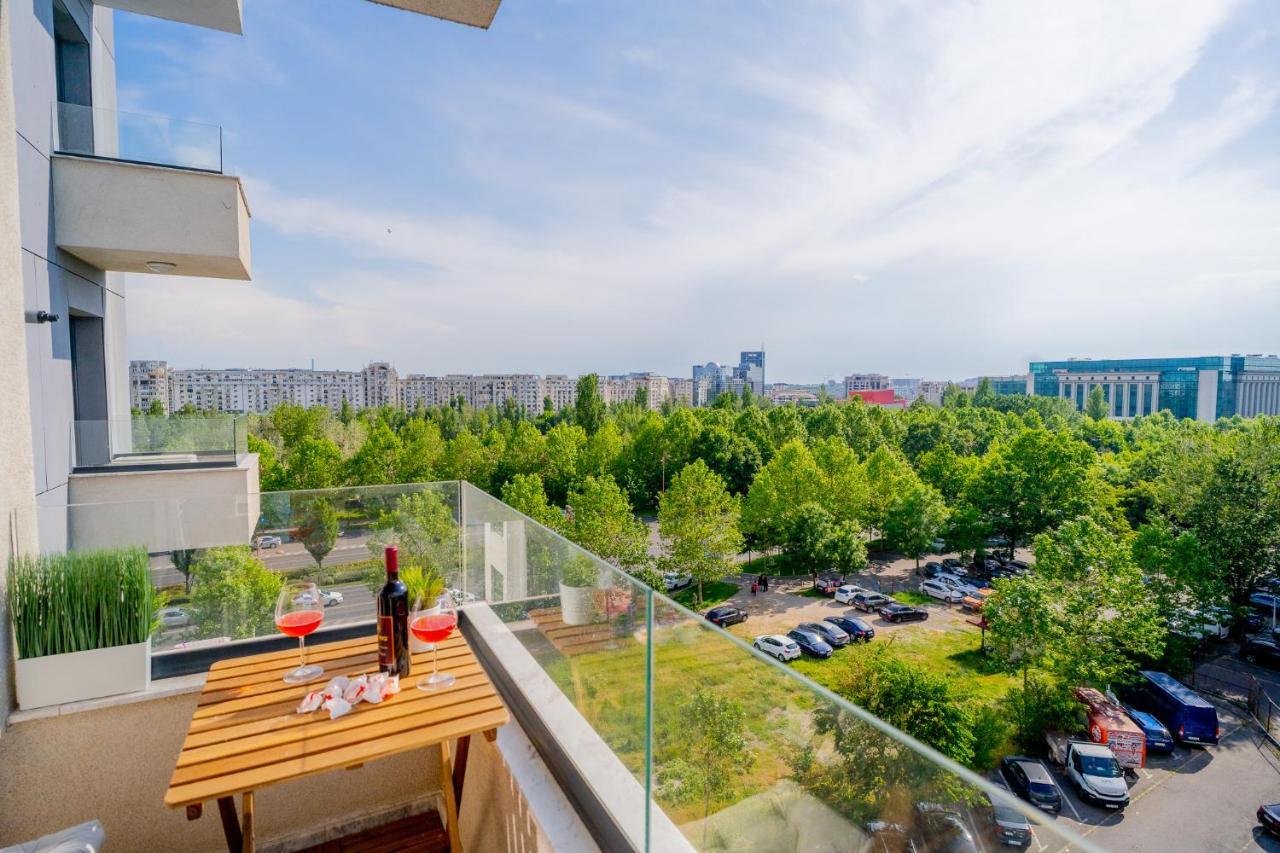 Union Plaza - Balcony Delight In City Center Bukarest Exteriör bild